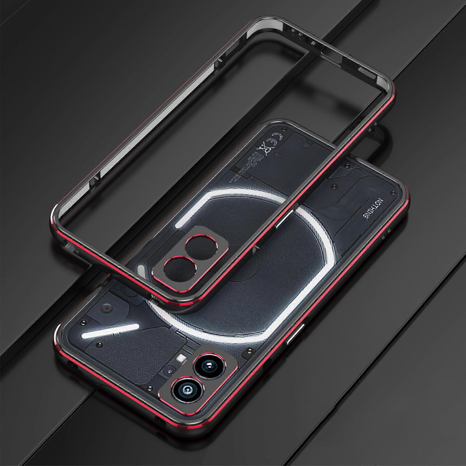 Telaio in alluminio Telaio paraurti in metallo Custodia rigida sottile per Nothing Phone 2, Custodia posteriore per PC con telaio in metallo per Nothing Phone (2)