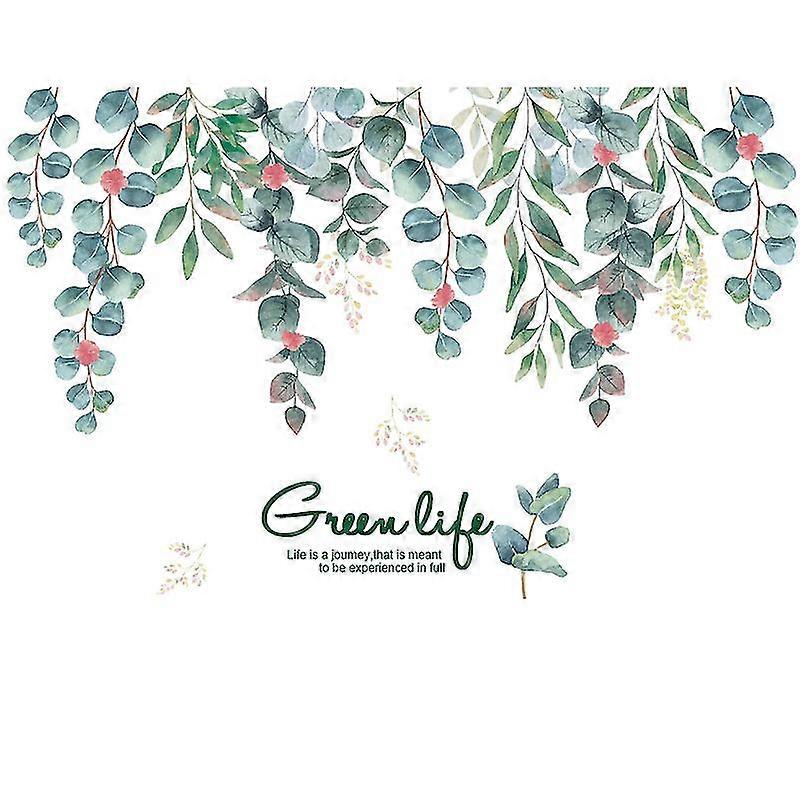 Green plant leaf wall paste flowers for decorationVine1-2