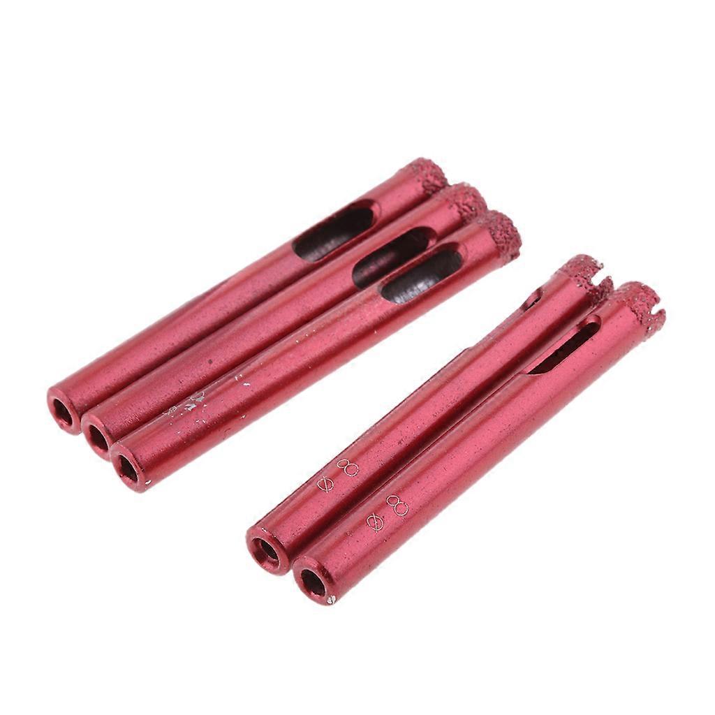 5pc Diamond Tool Drill Bit  for Glass Ceramic Marble Tile Cutter 8mm
