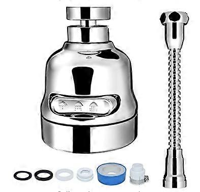 Dww Kitchen Sink Faucet Spray Head, 360 Rotating Anti-Splash Faucet Extension with Hose, Better Faucet Filter and Water Saving