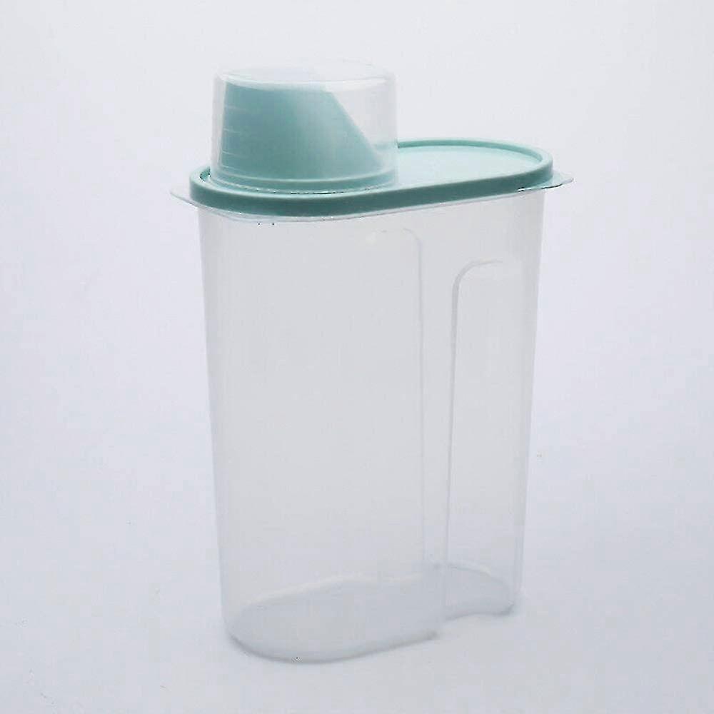 Light Blue Kitchen Cereal Storage Box