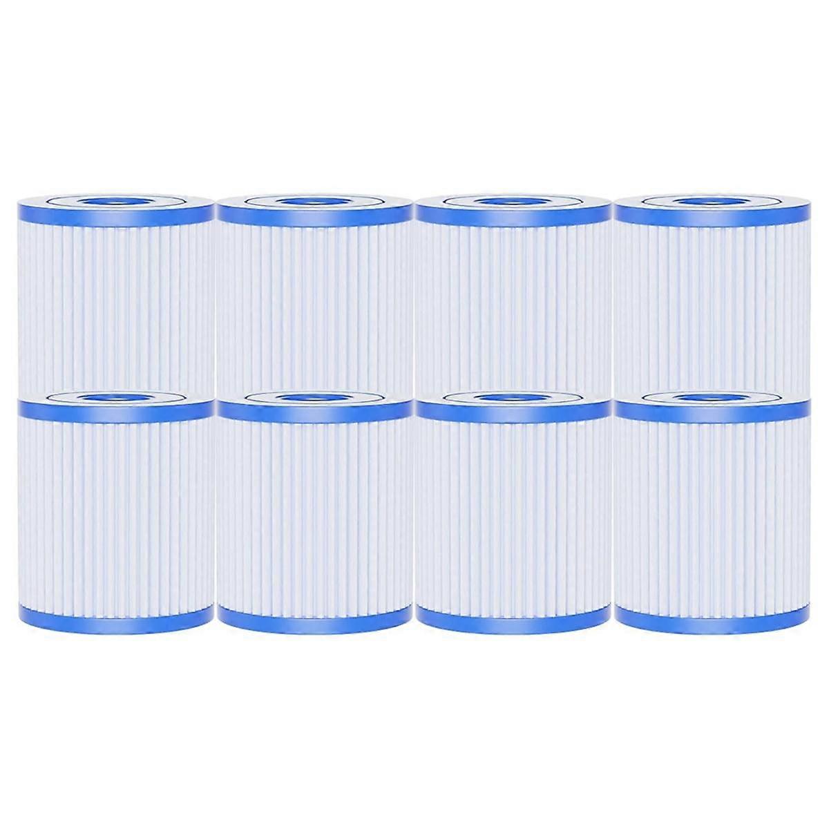8er-Pack Poolfilter H für 29007E Typ H Poolfilter, 330 GPH Filterpumpe Aufstellpoolfilter