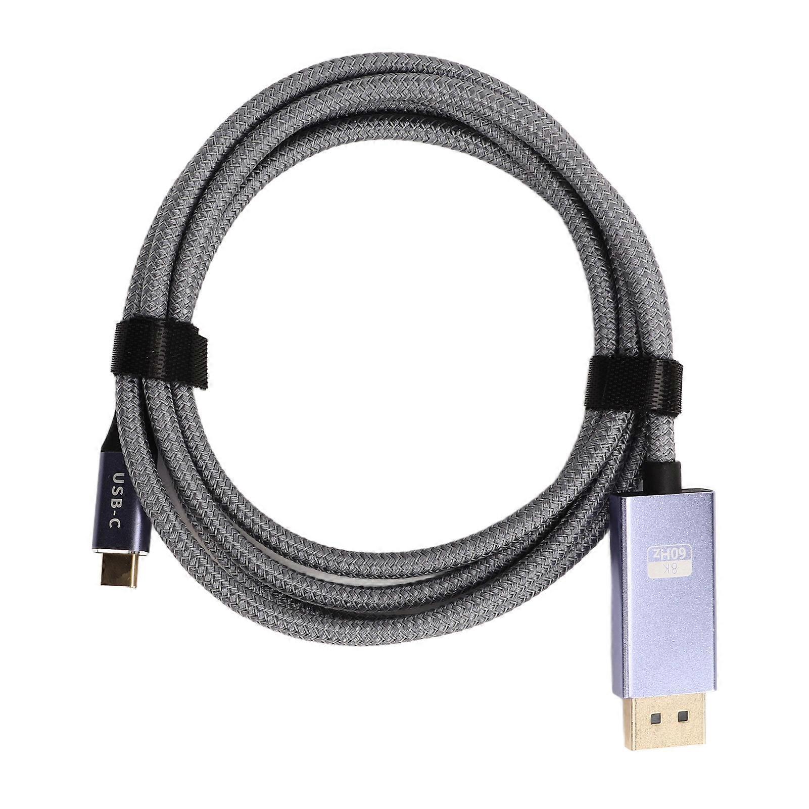 Type C to DP HD Cable USB C to DisplayPort 1.4 Cable Laptop Phone Monitor with Same Screen DP to Typec Line