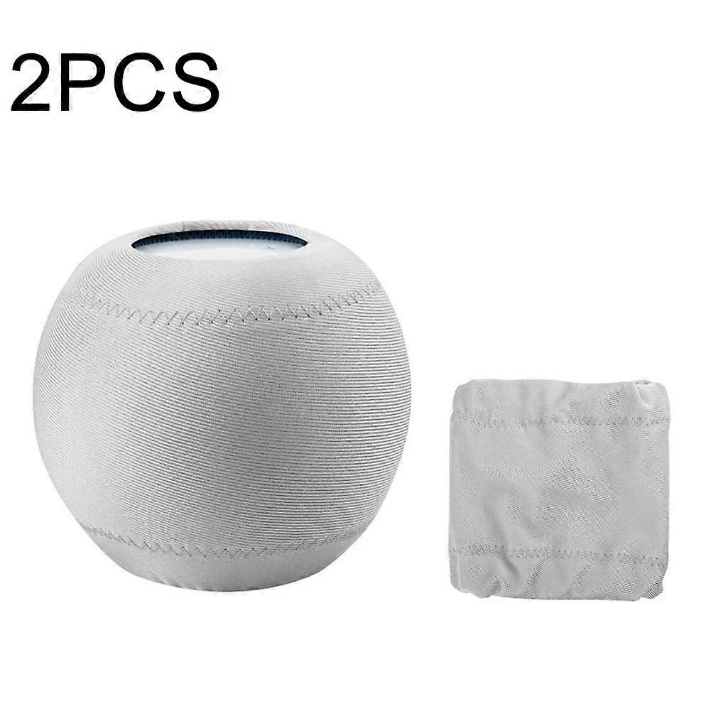 2 PCS For Homepod Mini Smart Speaker Dust Cover