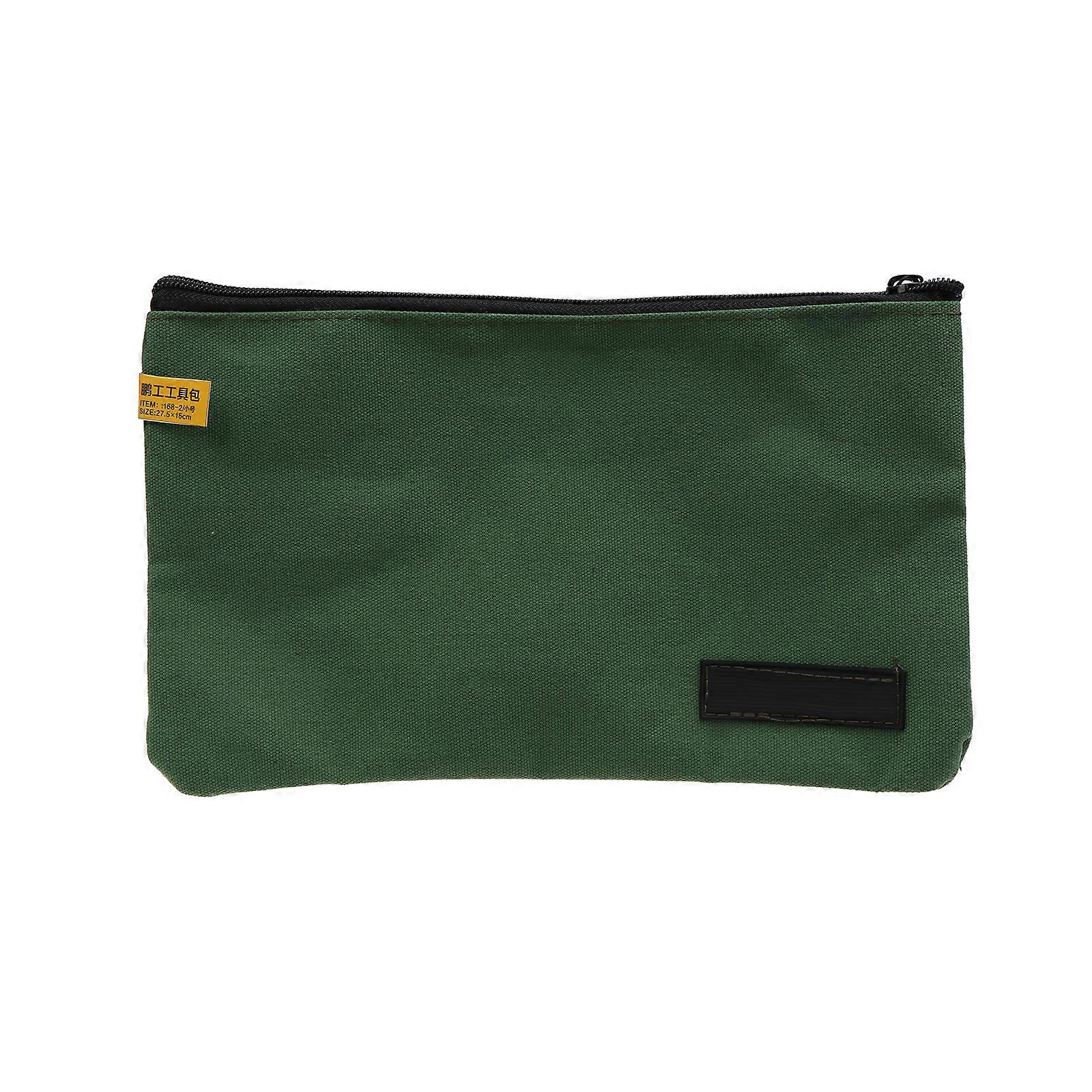 Wide Mouth Tool Bag Canvas Heavy Duty High Capacity Handbag Multi-function Bag