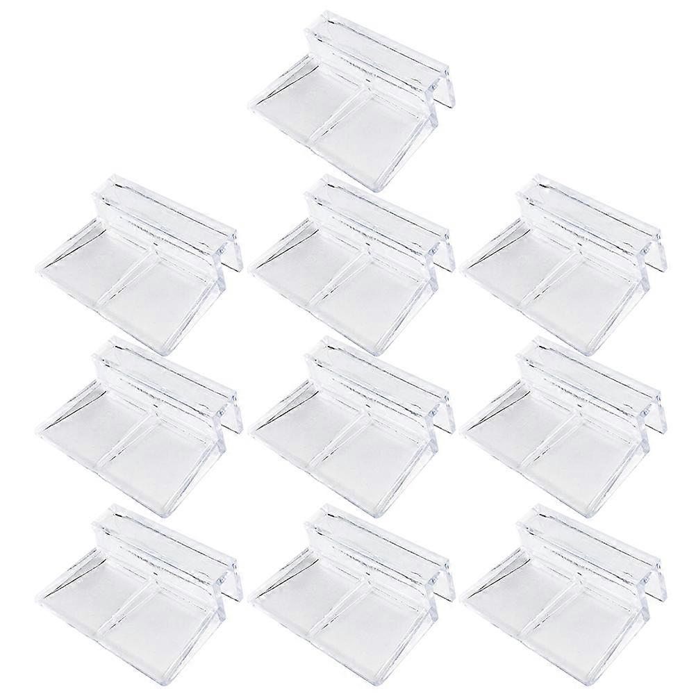 10pcs Acrylic Support Frames Aquarium Support Brackets Fish Tank Holding Rack