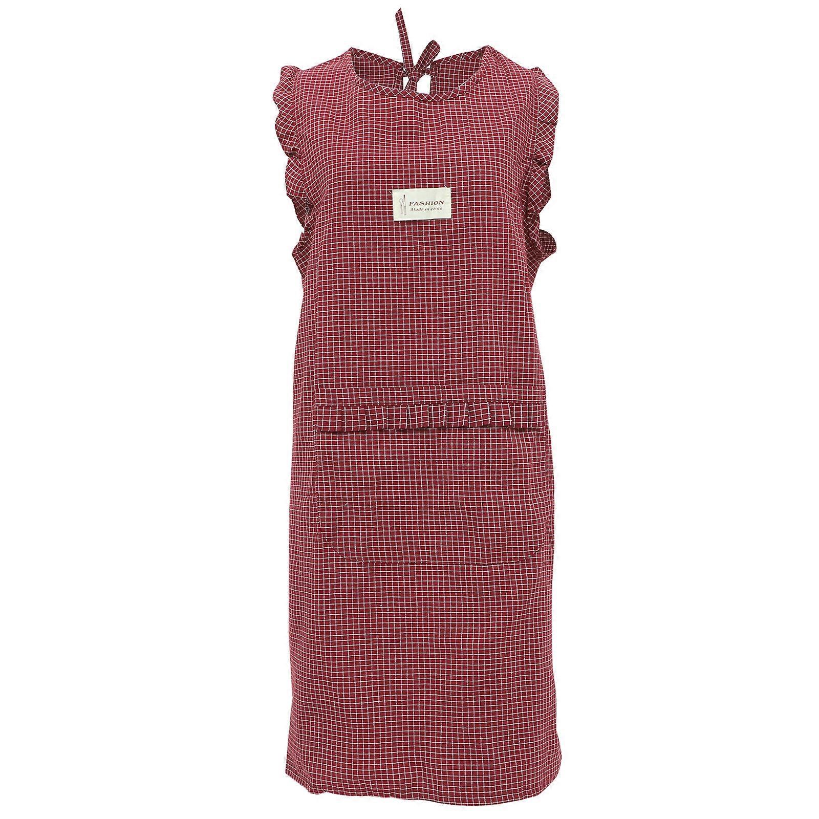 Kvinner Forkle Hjem Kjøkken Polyester Forkle Matlaging Forkle Baking Forkle Hagearbeid Forkle