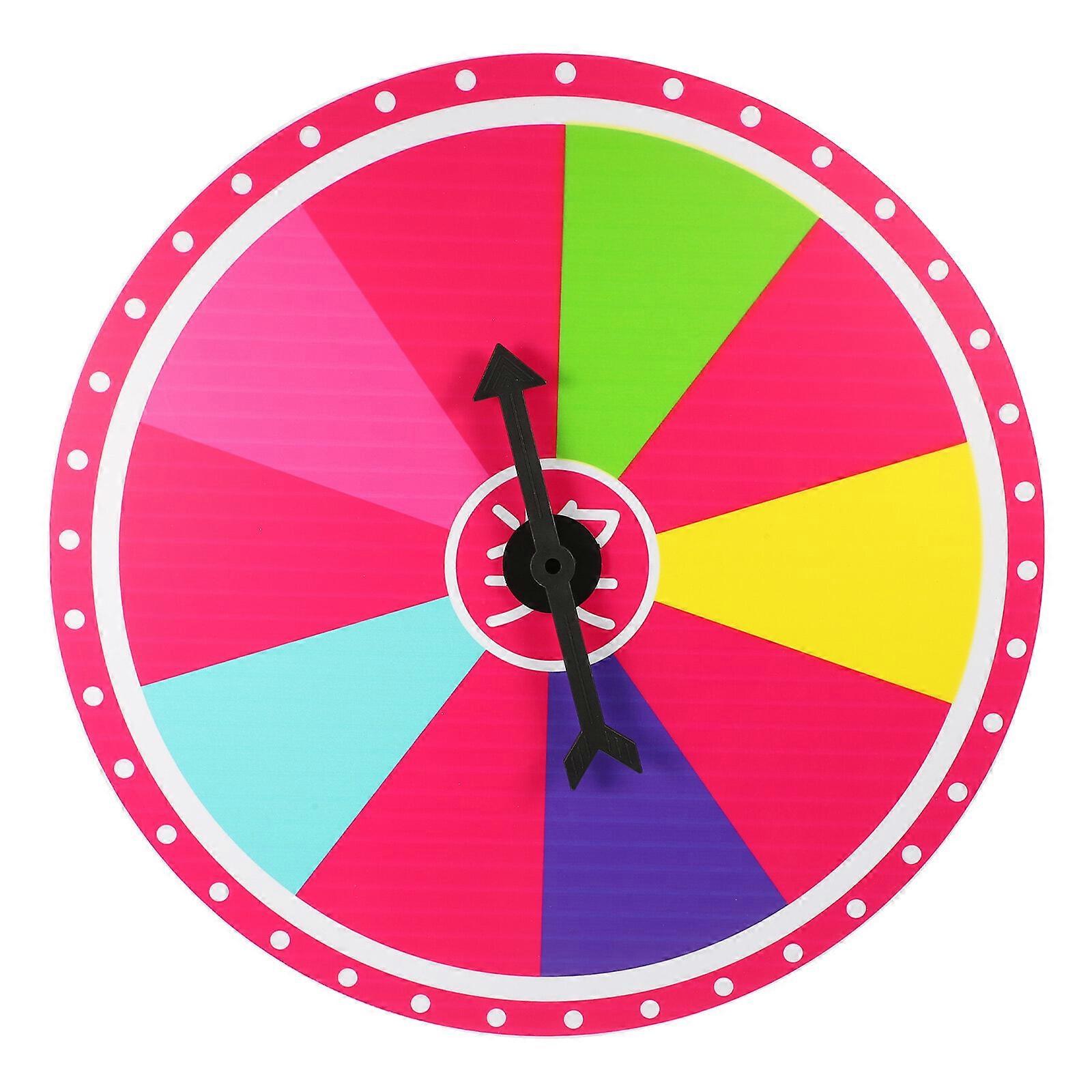 Hanging Prize Wheel Rotatable Prize Wheel Colorful Prize Wheel Party Game Prop