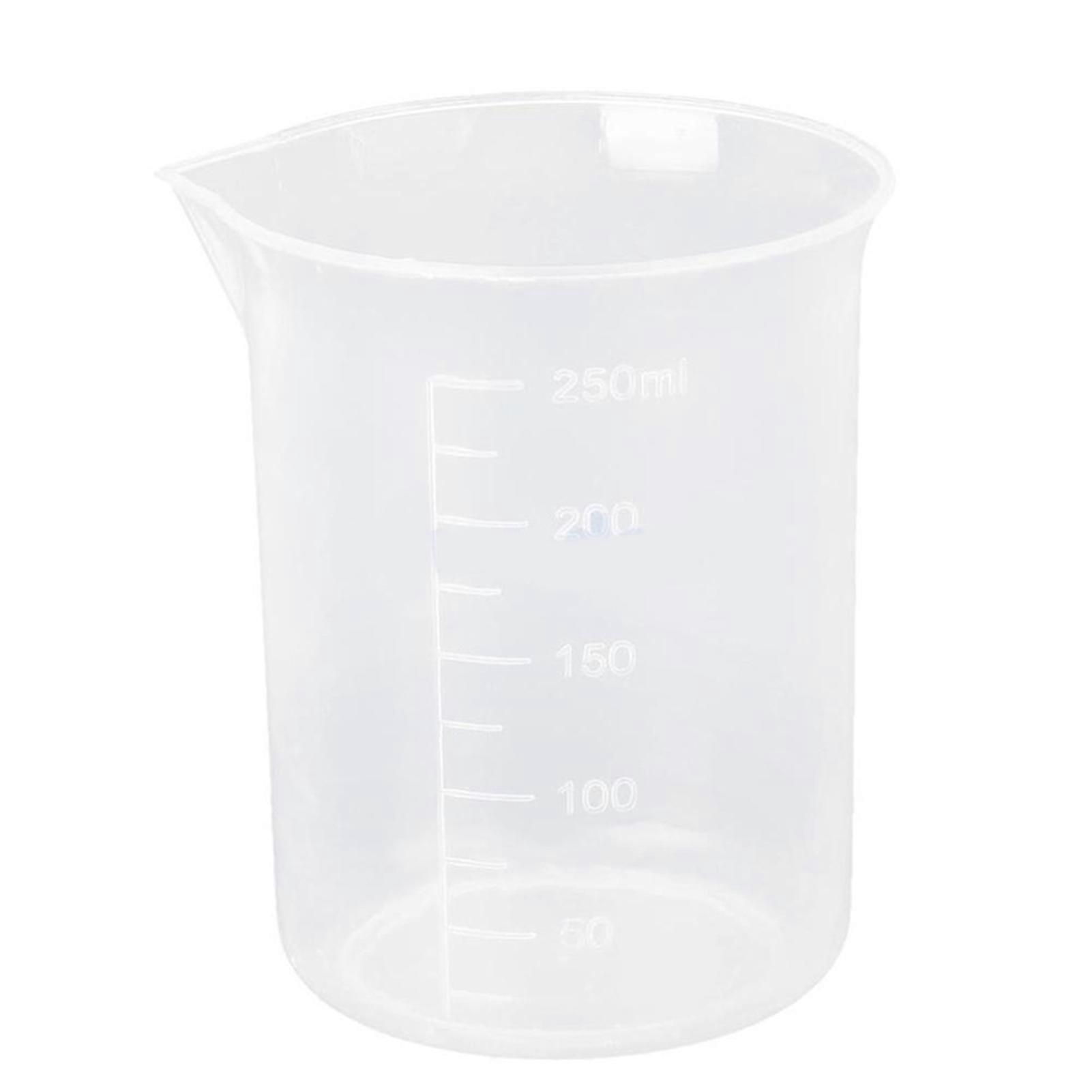 Measuring Cup Transparent Corrosion Resistant Polypropylene Numeric Graduations Beaker for Home