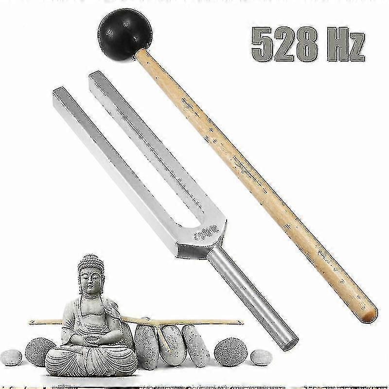 Tuning Fork 528c 528hz Tuner With Mallet Set For Dna Repair Healing Nervous System Testing Tuning Fork Health Care