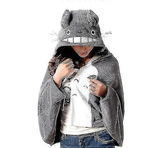 Cosplay Totoro Cute Plush Soft Cape Warm Blanket 150*70cm