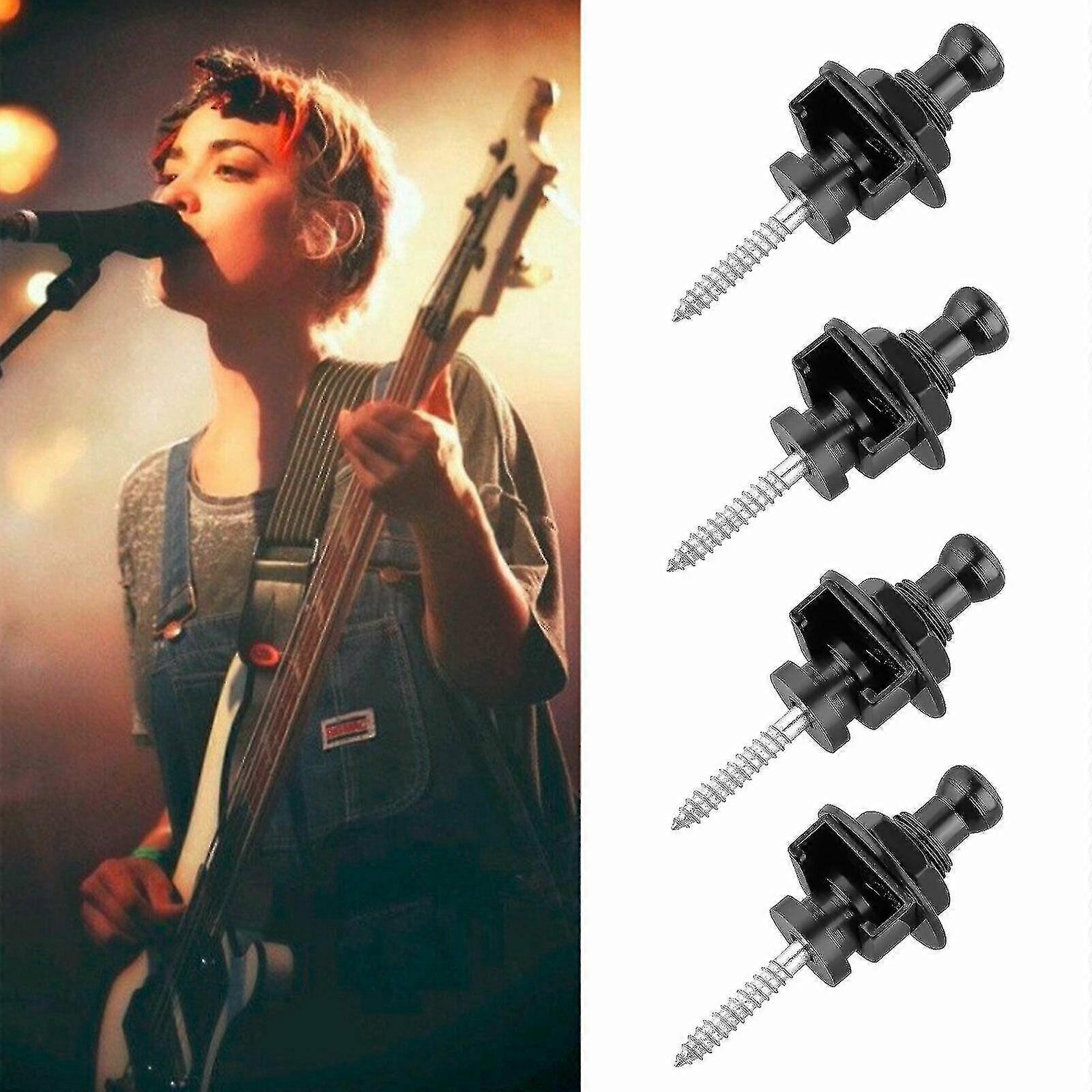 Guitar Security Strap Locks Guitar Parts