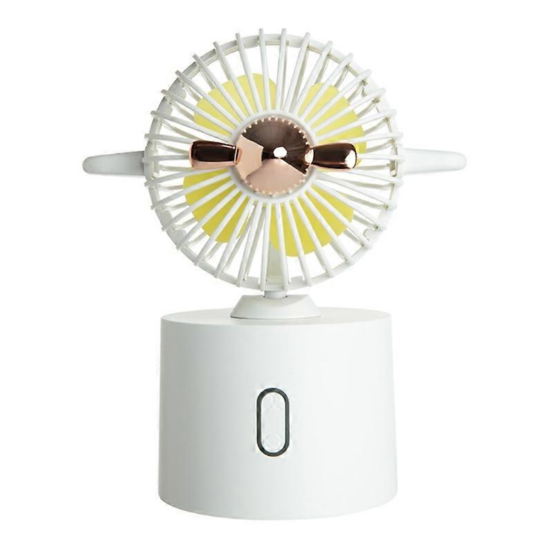 Mini Desktop Fan Portable USB Charging 3 Speed Settings Air Cooler for Student Dormitory Home Office Use