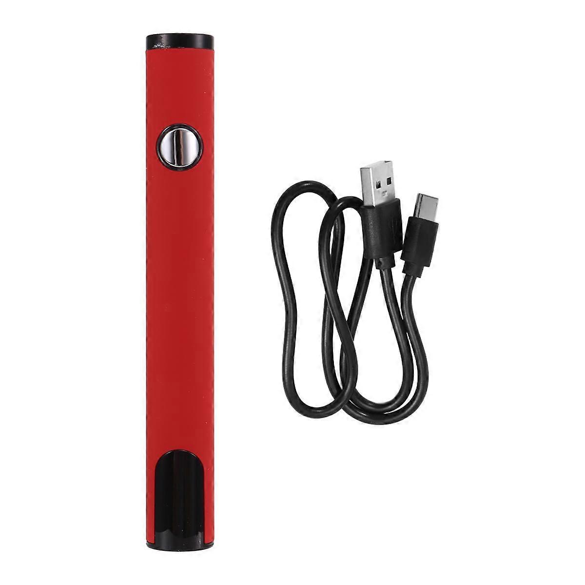 510 Thread Battery Cart Pen Headless Electric Soldering Iron with Adjustable Temperature Mini Soldering Iron Kit Red