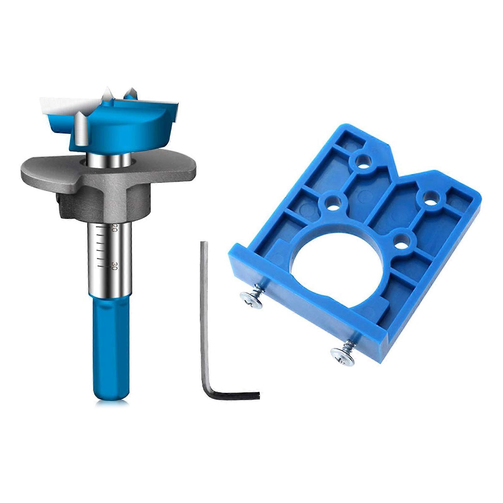 35mm Concealed Hinge Boring Jig Forstner Hole Drill Guide for Cabinet DIY Tool