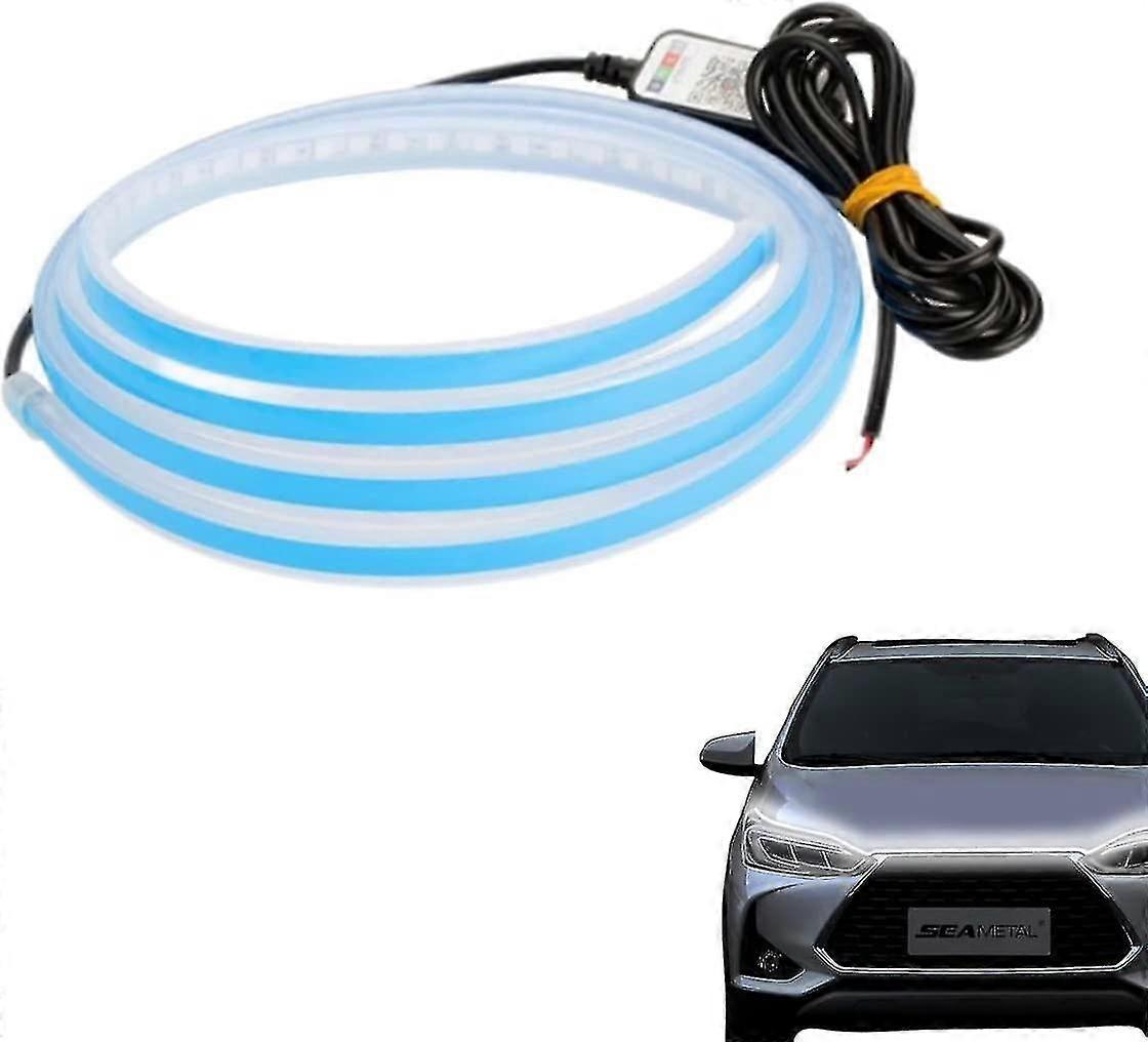 Dynamic Scan Start Up Hoodbeam Kit, Flexible Car Hood Led Strip Lights
