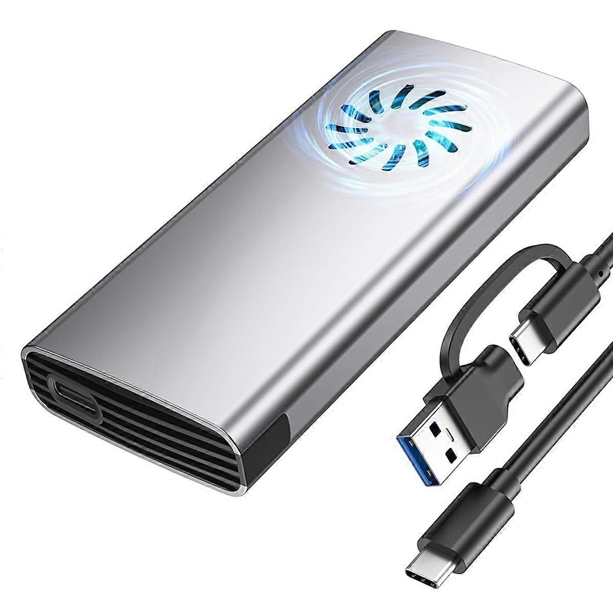 NVMe Enclosure SSD M.2 Adapter, SSD NVMe to USB C 3.2 Gen 2 10Gbps NVMe Adapter for 2242 2280 SSD