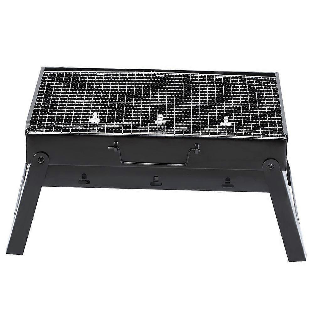 Barbecue pieghevole portatile Griglia a carbone Stufa BBQ Mesh per patio campeggio Cottura 43 x 29 x 23 cm
