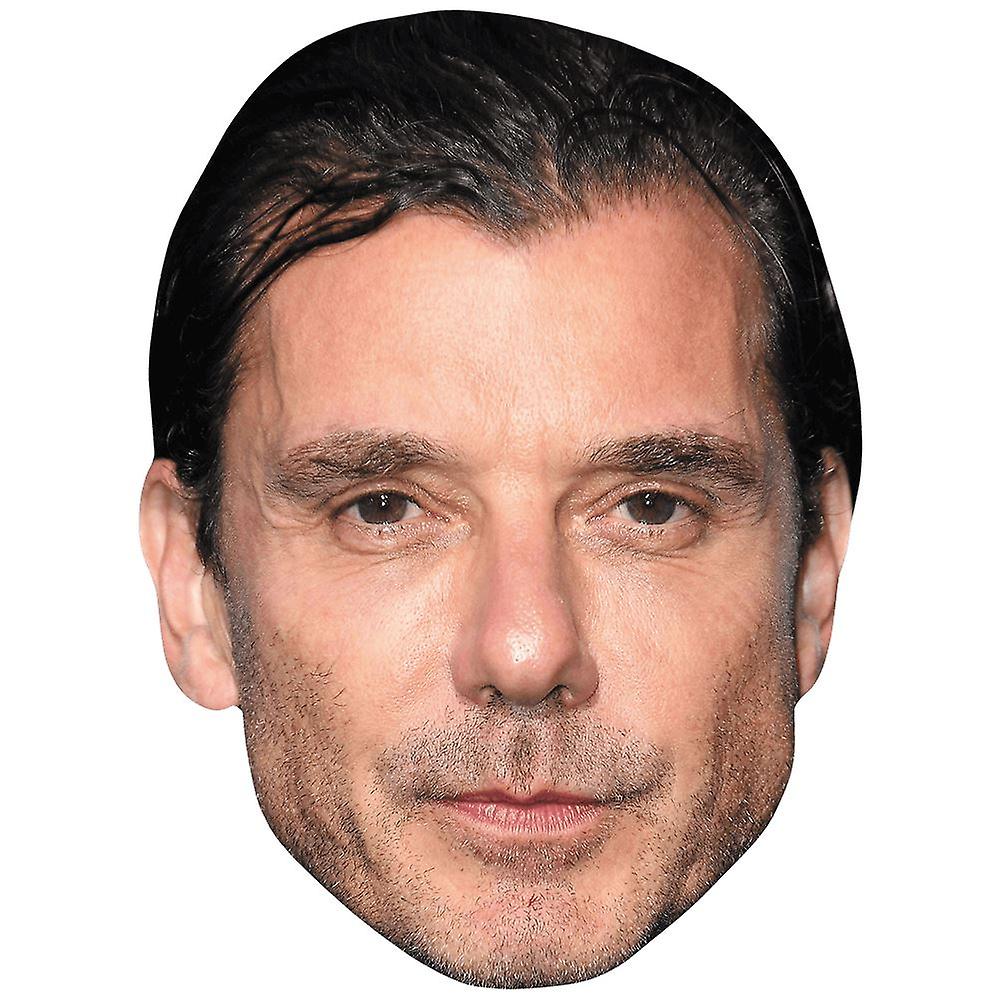 Gavin Rossdale (Smile) Celebrity Mask, Flat Card Face