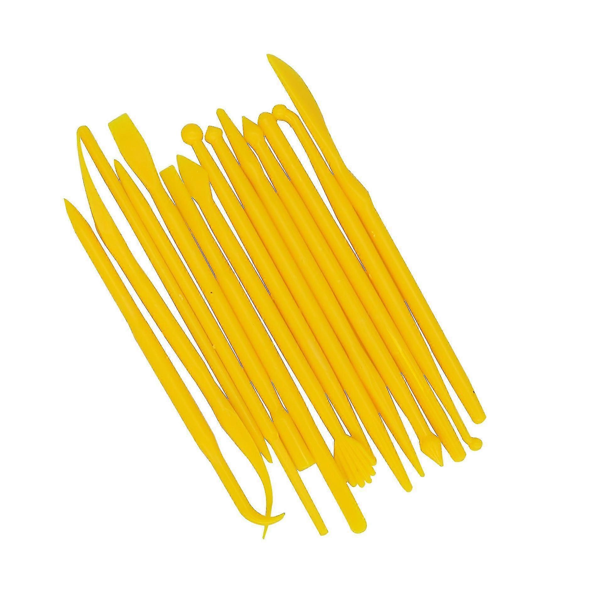 Jinyi Crafts Ing Tool For Sha And Sculpting(14pcs, Yellow)