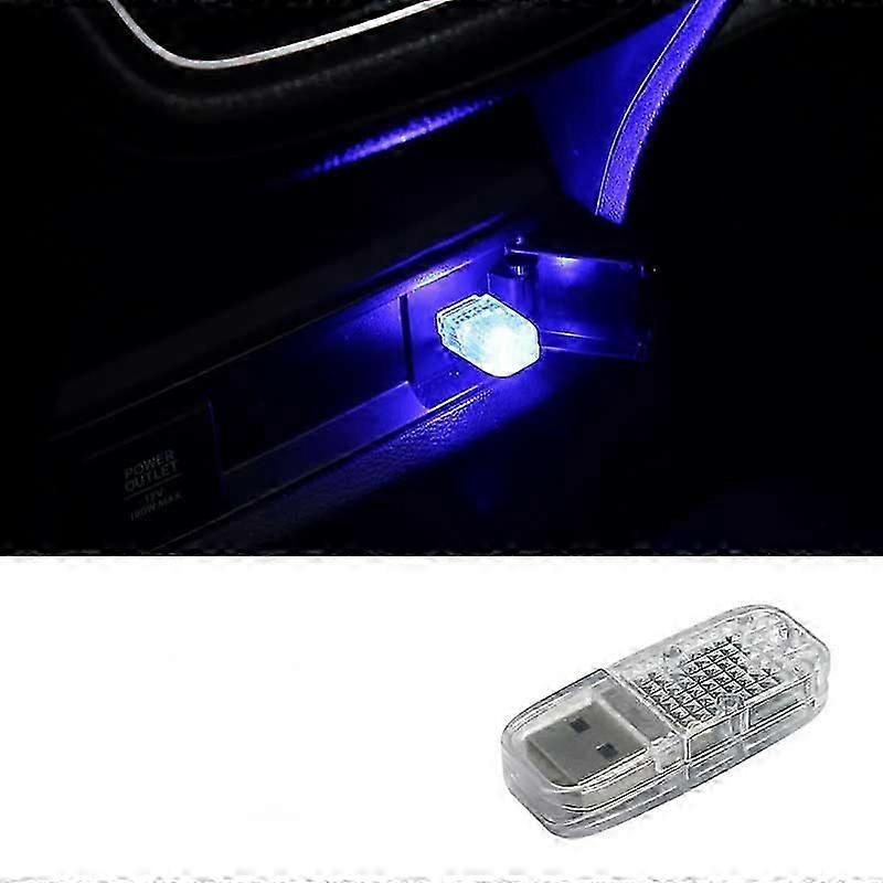 Car Interior Usb Led Ambient Lights Plug And Play Touch Switch Auto Decorative Light For Pc Computer With Usb Surface Mini Lamp