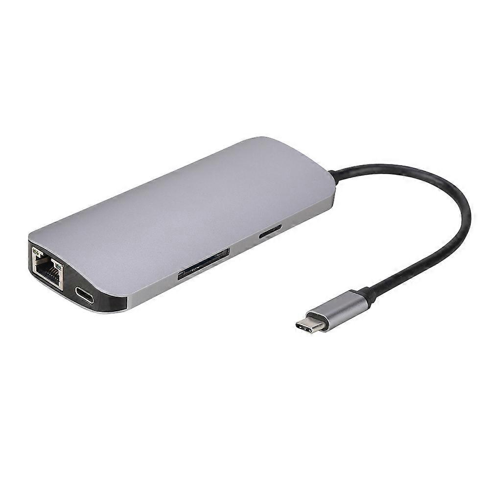 9 in 1 Multi-function Desktop High Transmission Speed Hub Docking Station Converter