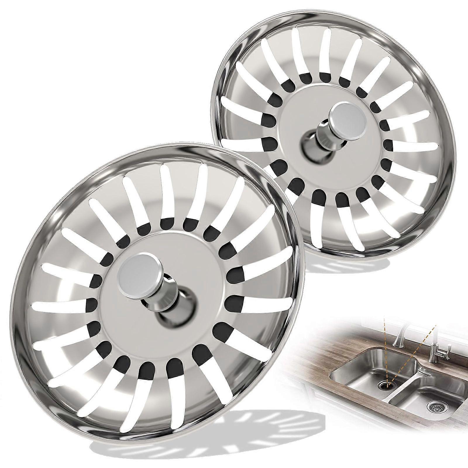 2pcs kitchen stainless steel filter mesh -80mm