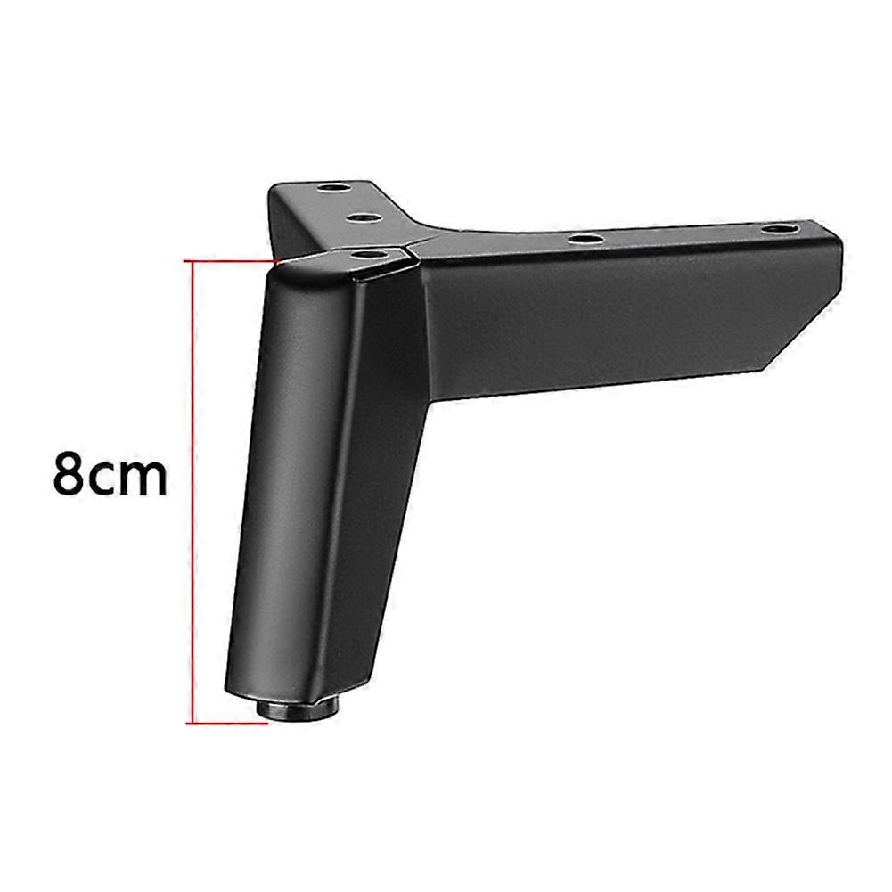 4 db fém bútorláb kanapéágyhoz, szekrényhez, dohányzóasztalhoz, szék-/íróasztallábhoz