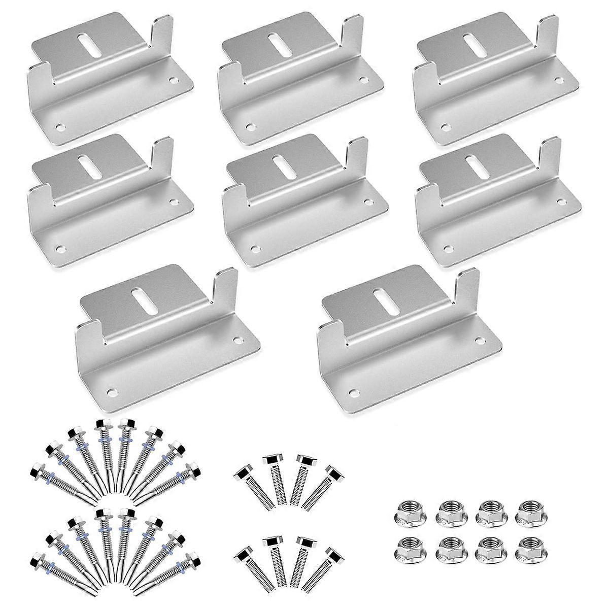 2 Sets of Solar Panel Mounting Brackets for Motorhomes