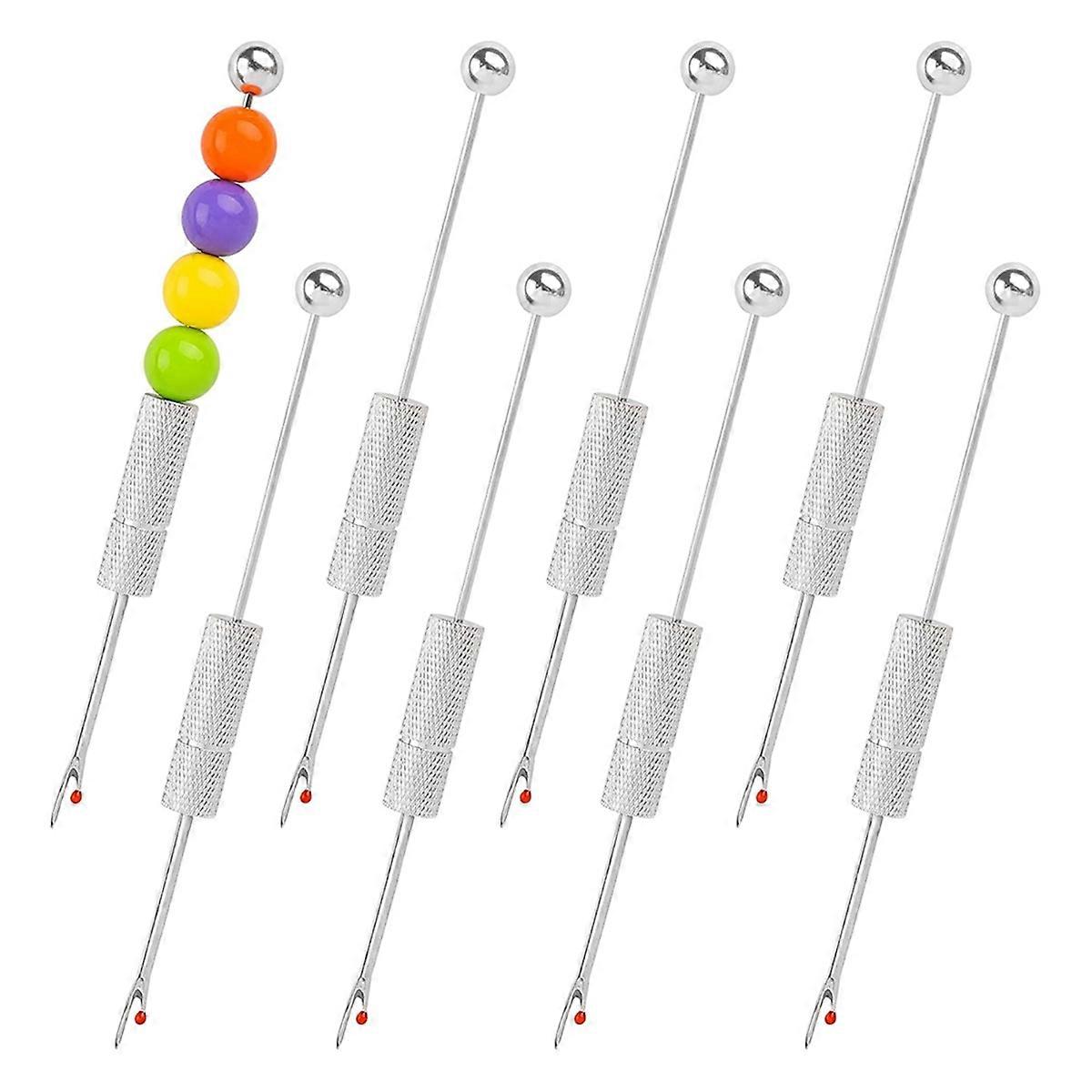 8 Pack Beadable Thread Cutter Seam Rippers for Sewing Metal Embroidery Removal Tool Beaded Tag Remover for Clothes DIY