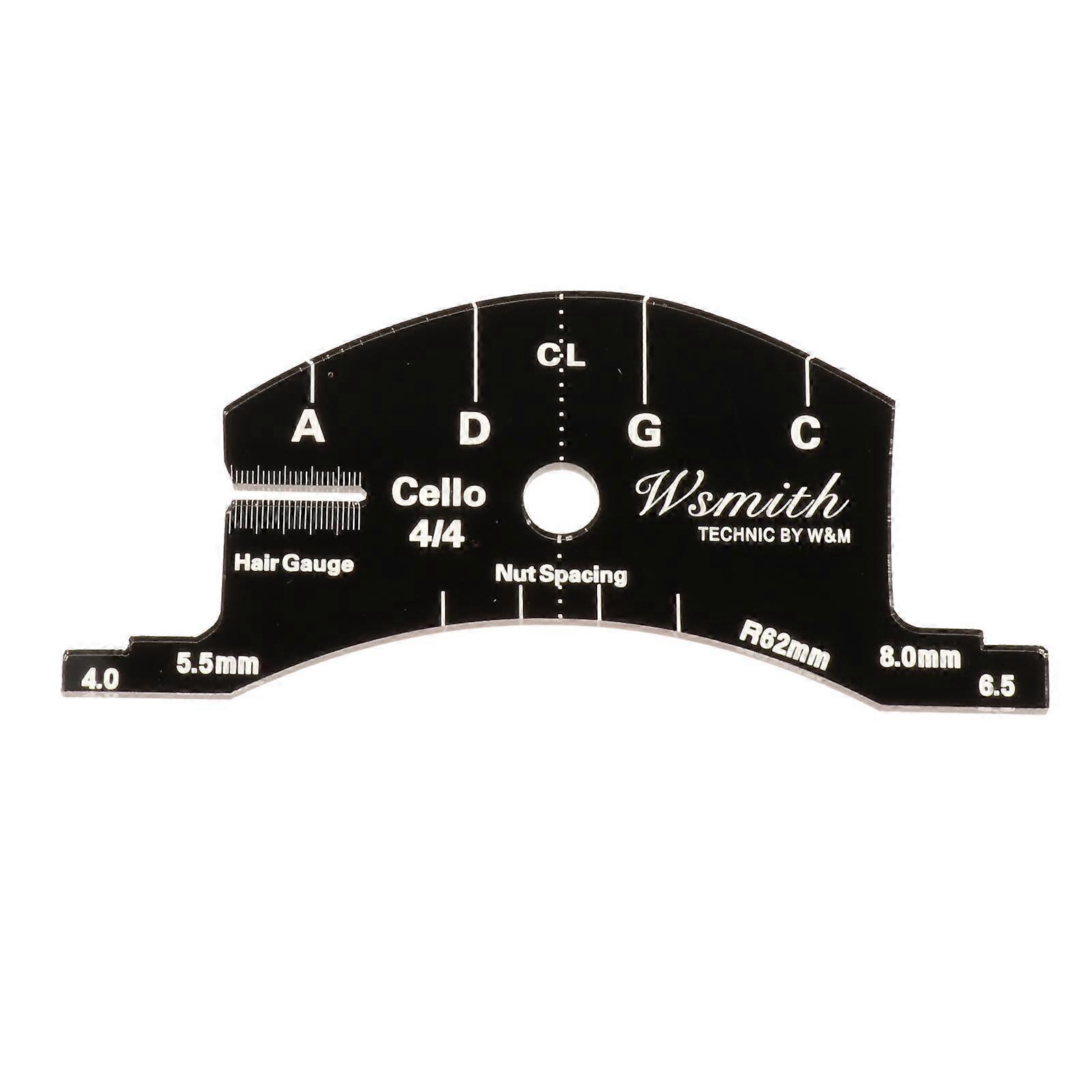 Violin Bridge Multifunction Mold Template Reference for 4/4 Size Violins