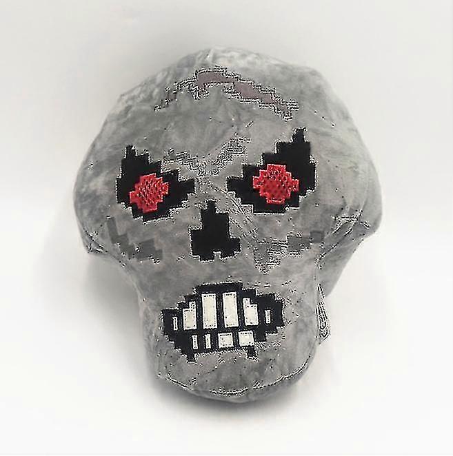 Minecraft Theme Skull Plush Toy Doll 25cm Children's Gift