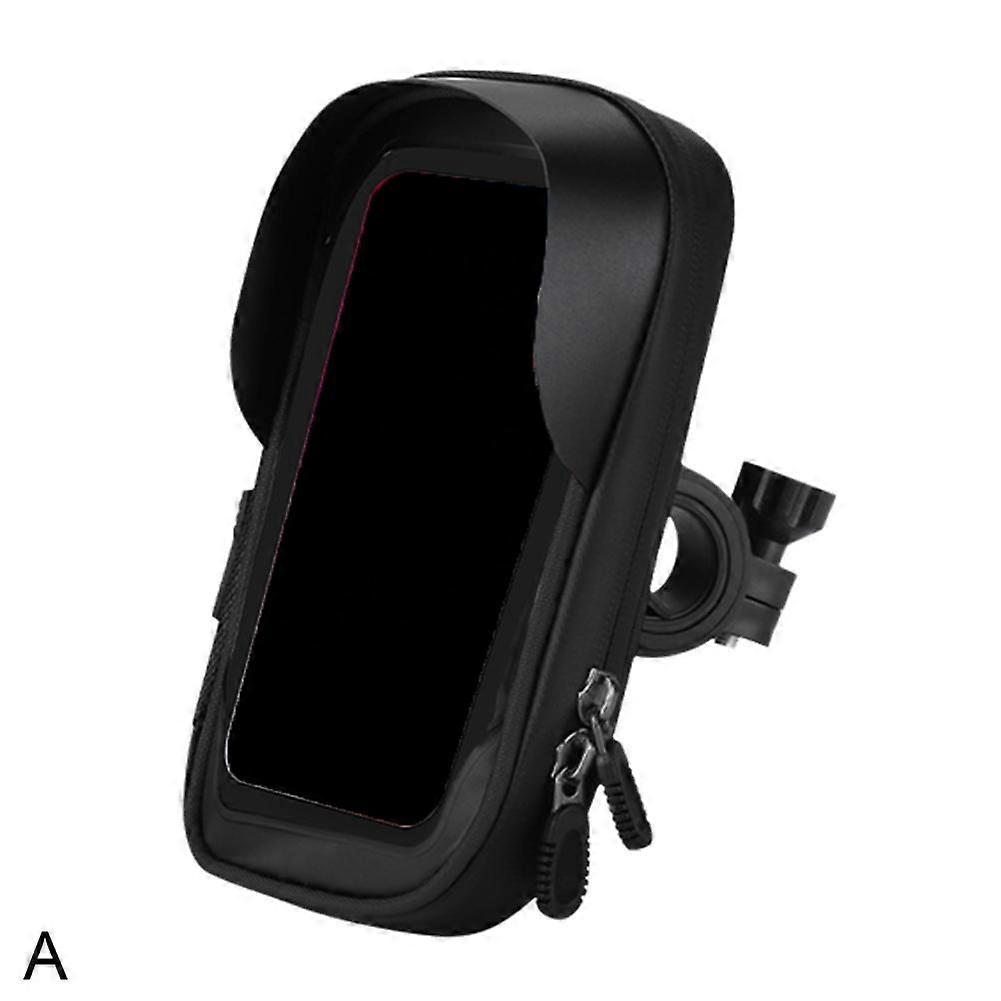 Motorcycle Bike Handlebar Phone Mount Holder Waterproof Case Touch-Screen Design