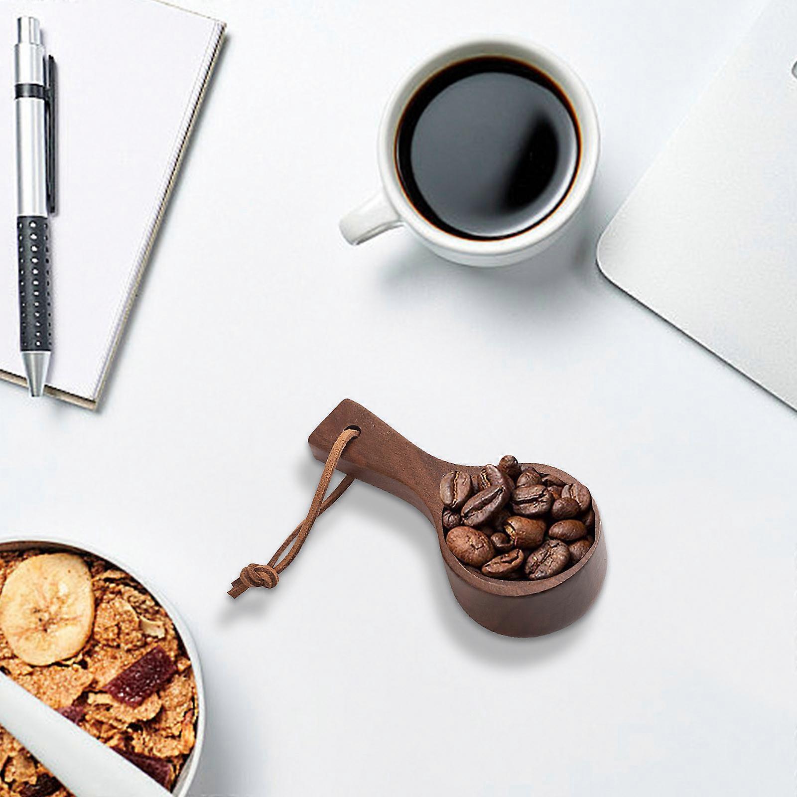 Walnut Coffee Beans Spoon Solid Wood Spoon Several Spoons Measuring
