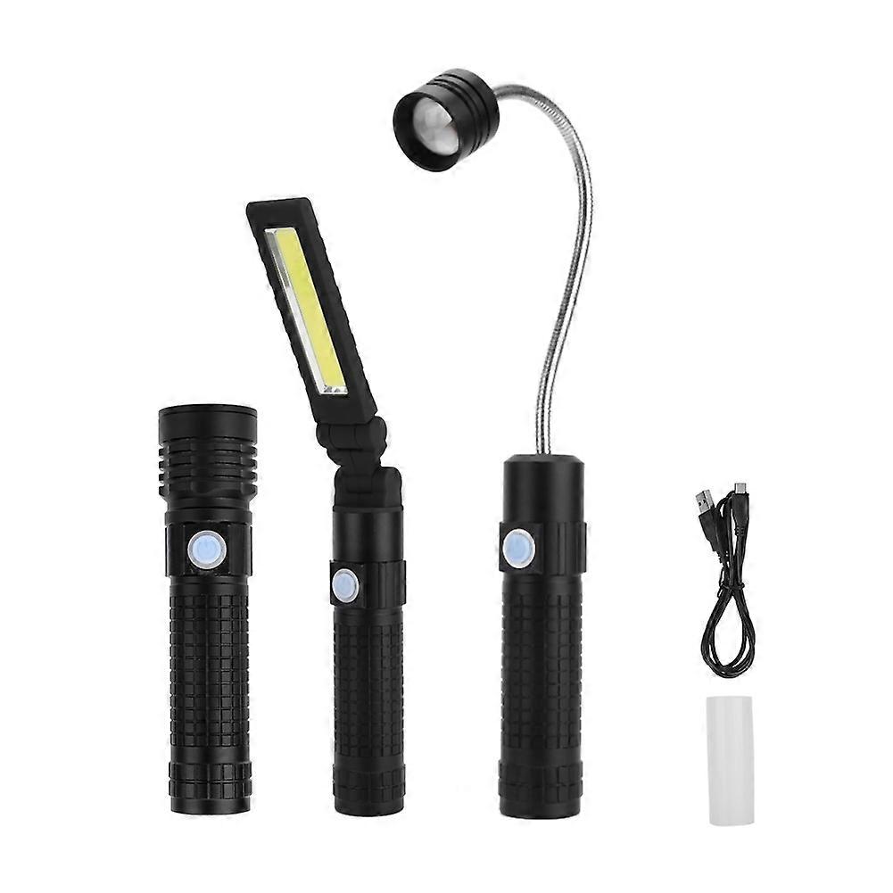High Bright LED Flashlight COB Work Light Table Lamp With Magnet For Camping And Emergency