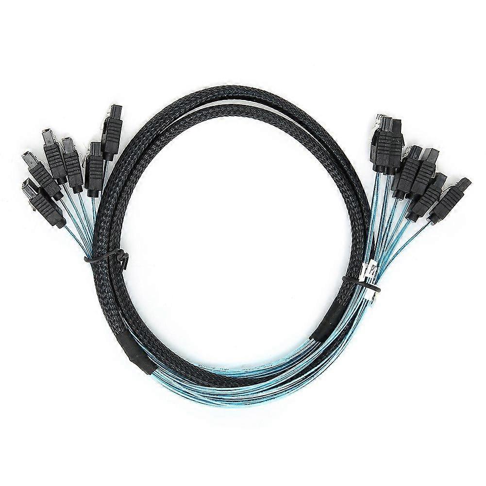 Conversion cable mechanical SSD solid state drive to motherboard 6 x SATA3.0 black 1 meter