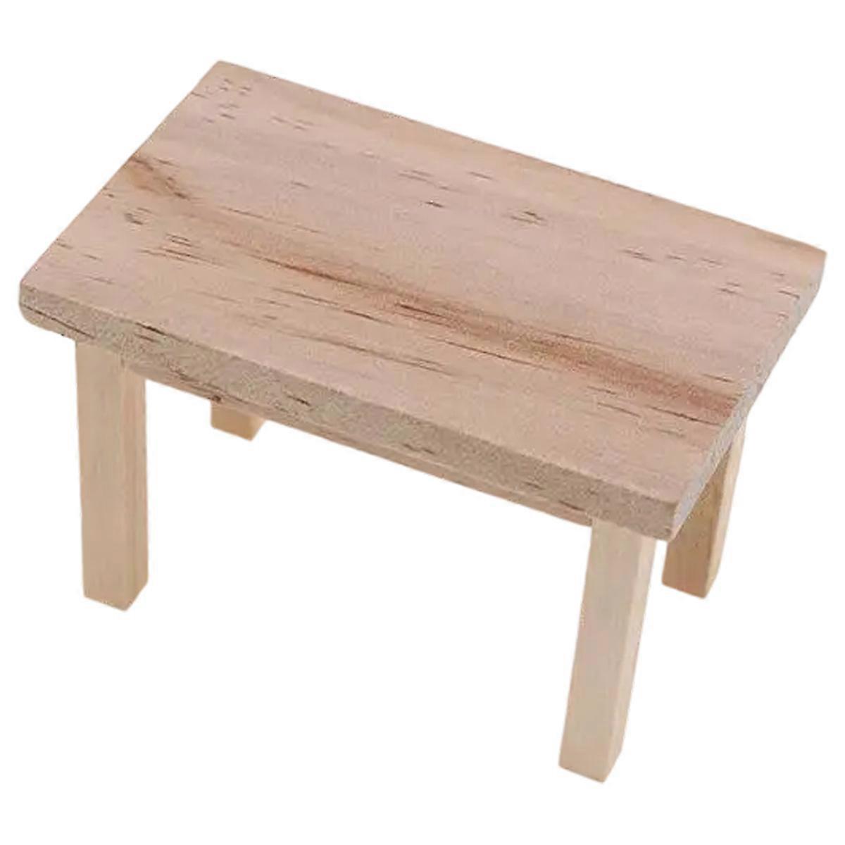 Dollhouse, Mini wooden table, Shooting props