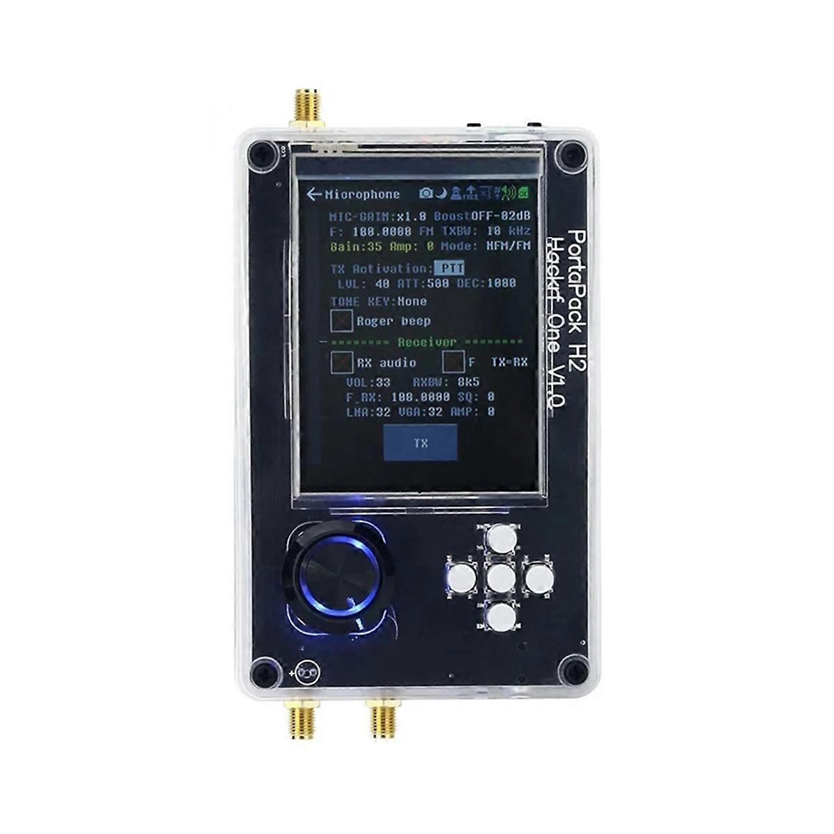 För en R9 V1.8.X+Uppgraderad PortaPack H2 3.2Inch LCD SDR-radio