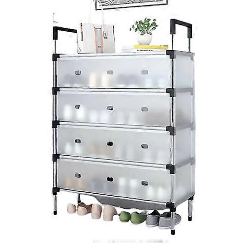 Nnetm Say Goodbye To Dusty Shoes With This Convenient Dustproof Storage Shelf