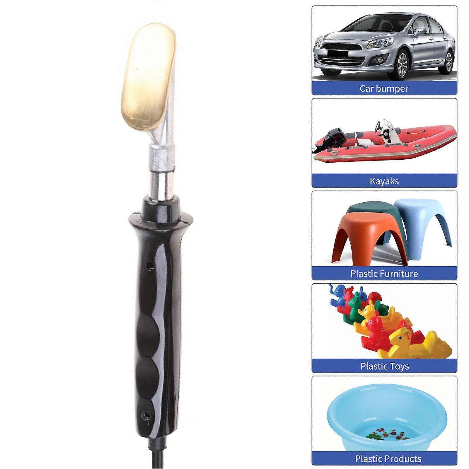 50W Car Bumper Repair Kit Smoothing Tool Plastic with 40 Rods Welding Kit Welding Machine For Car Bumper Repair Crack Repairing Mesh