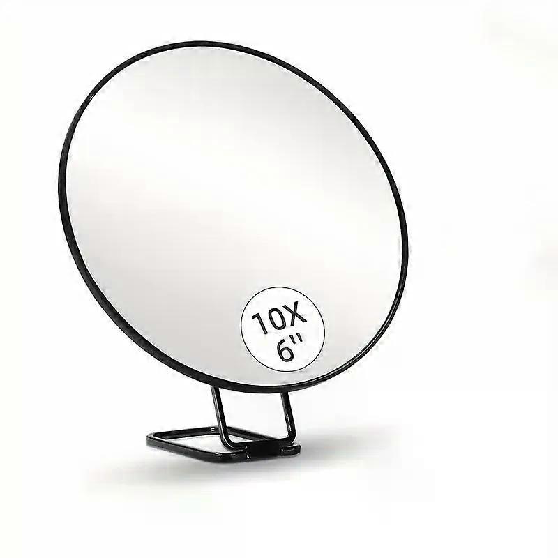 ポータブル拡大鏡ポータブルハンドヘルド拡大鏡ホームトラベル美容ツール用メイクアップミラー10x / 20x / 30x倍率