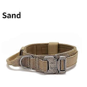 Dog Collar Release Collar Medium Dog Accessories Adjustable Collar M sand