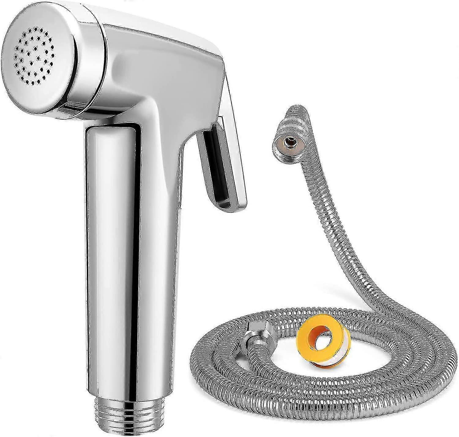 Handheld Bidet Sprayer Kit with 59 Inch Hose High Pressure for Toilet