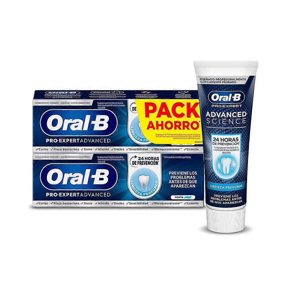 Oral-B Pro-Expert Advanced Deep Cleaning Toothpaste, 2 x 75 ml