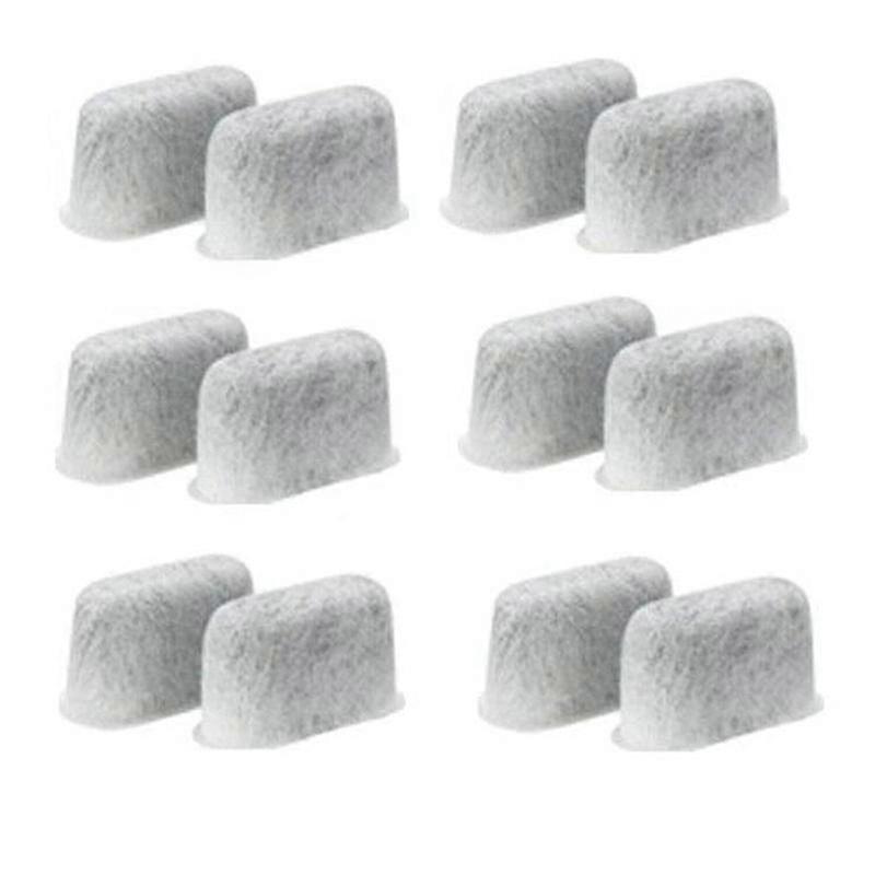 12 Pack Replacement Charcoal Water Filters for ALL Coffee , -RWF
