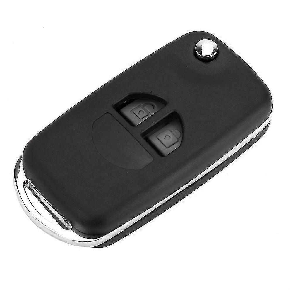 2-Button Flip Key Fob Case for Suzuki Swift, Grand Vitara & Alto Car Remote Blade Cover