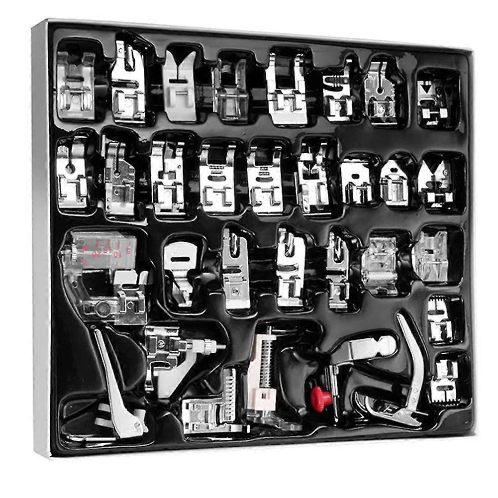 32 Pcs Sewing Machine Presser Foot Set, Snap on Sewing Feet