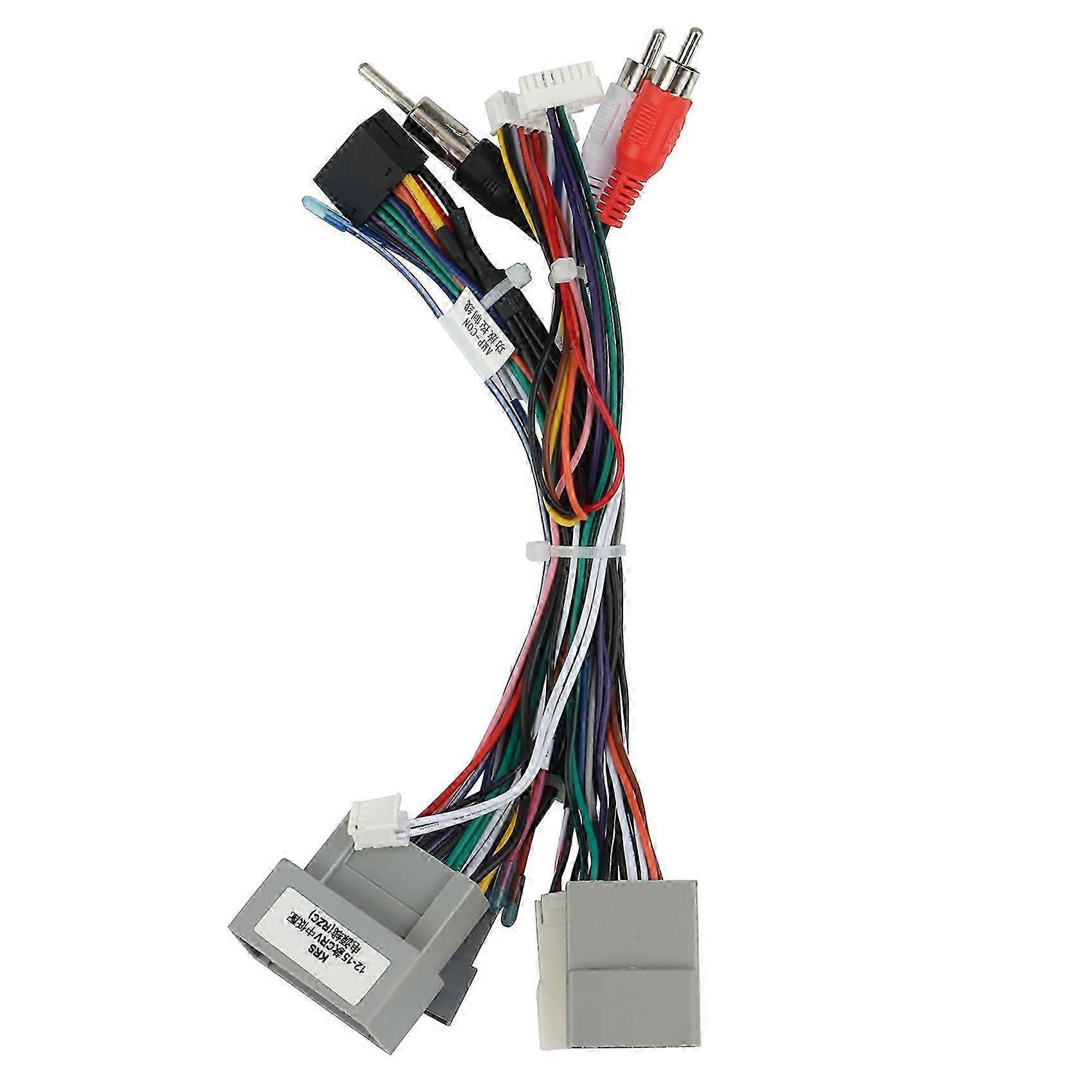 Car Audio Radio CD Player 16PIN Android Power Calbe Adapter for Media Wiring Harness Edition