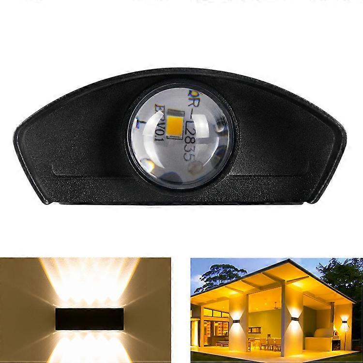 2 LEDs Garden Aluminum Double Head Wall Light