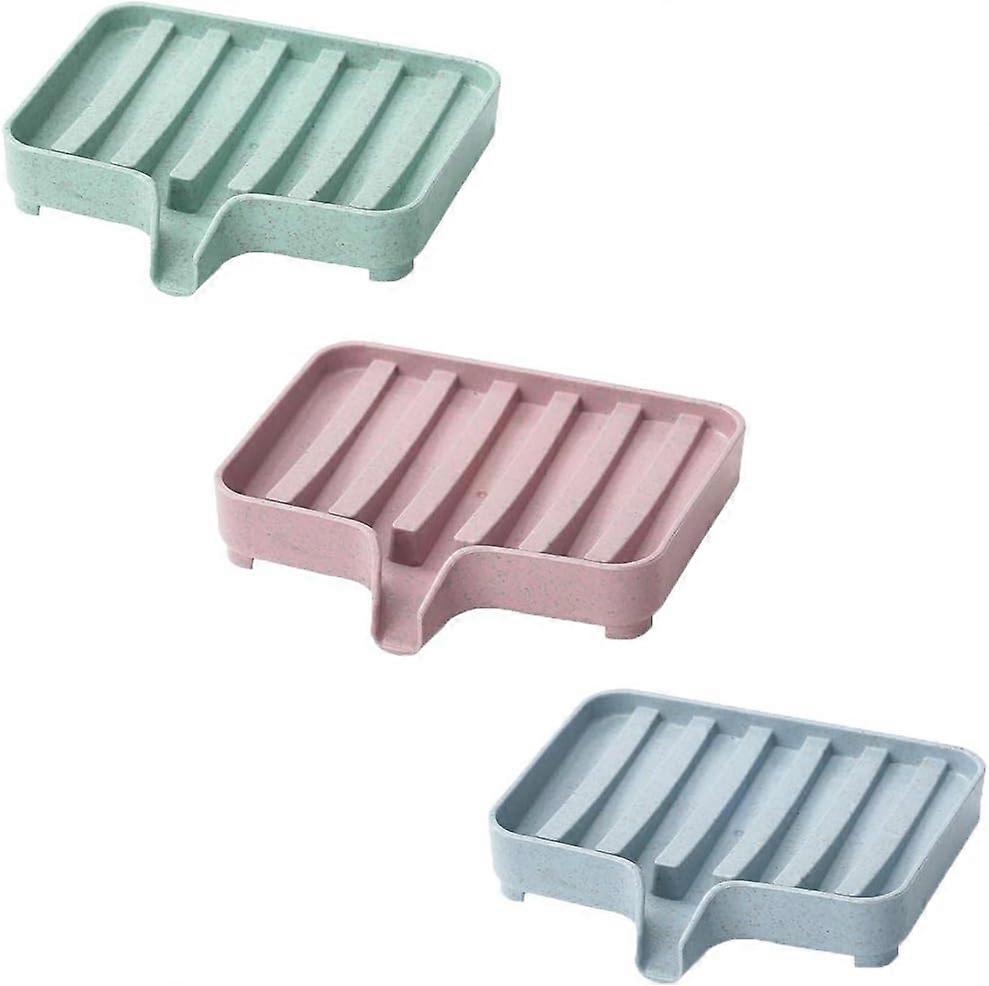 Silicone Soap Dish, Heat Resistant, Self Draining, Multi-Color
